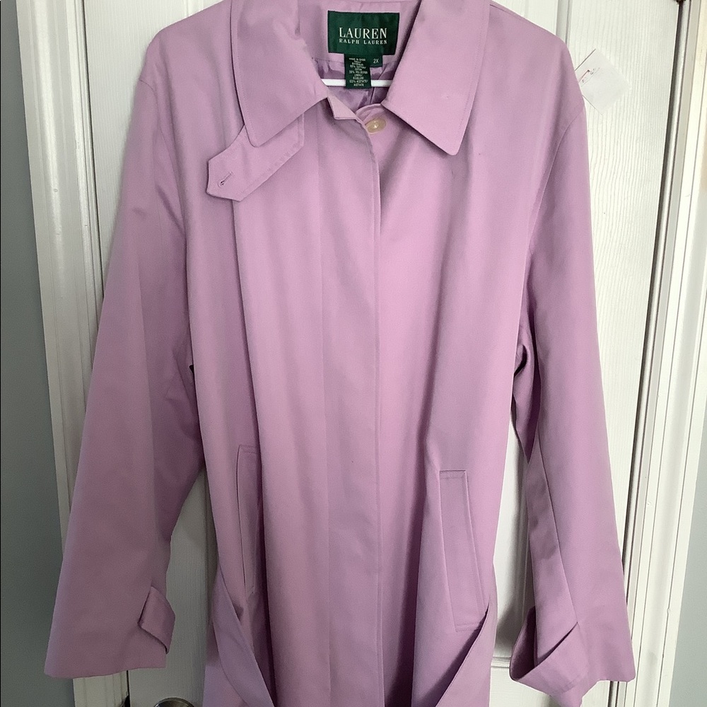 LAUREN Ralph Lauren - woman’s Trench coat rain jacket overcoat - XXL - NWT